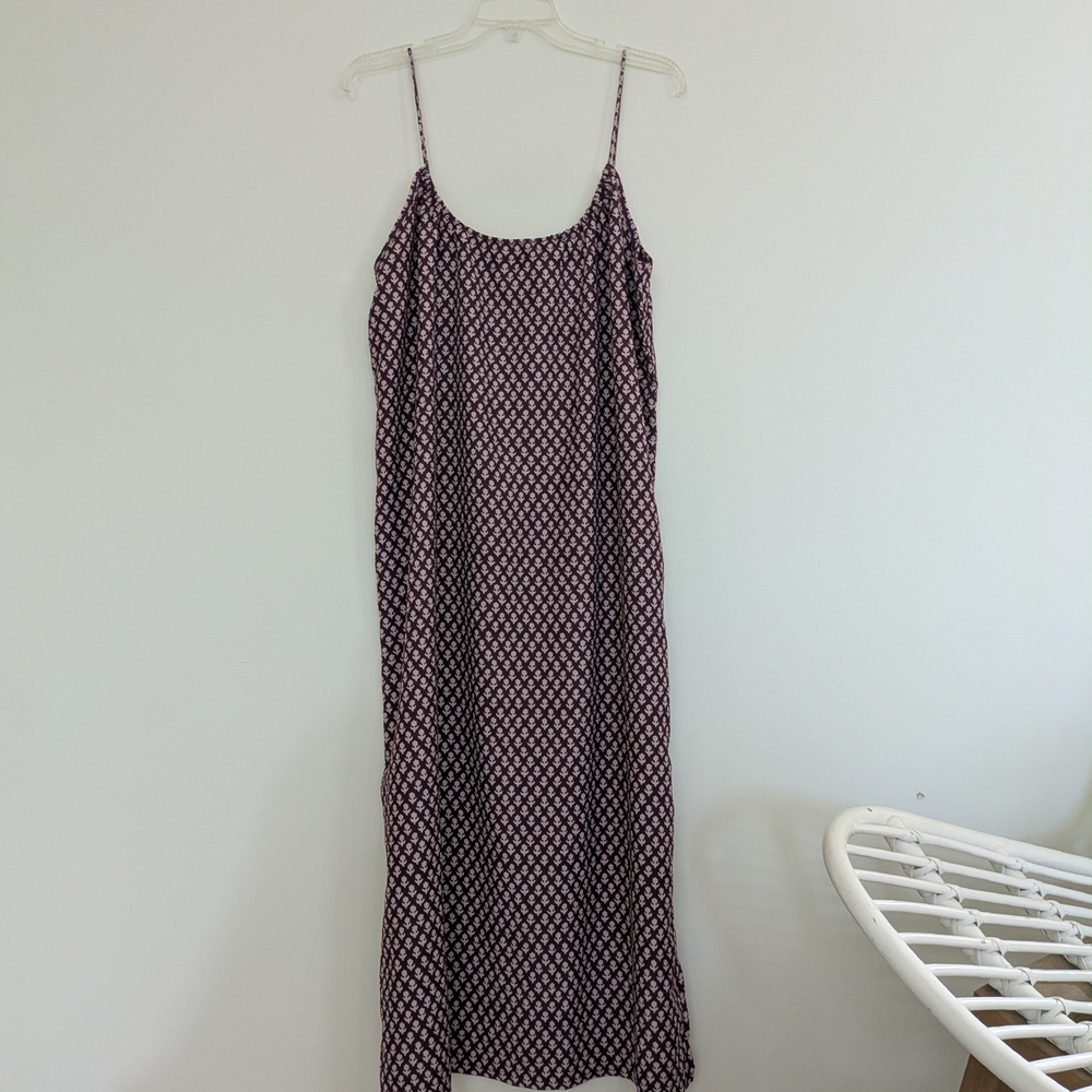 NWT - XS The Odells Maxi Lined Slip Dress with side slit